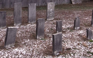 Image of persons of color cemetery in Kinderhook, NY