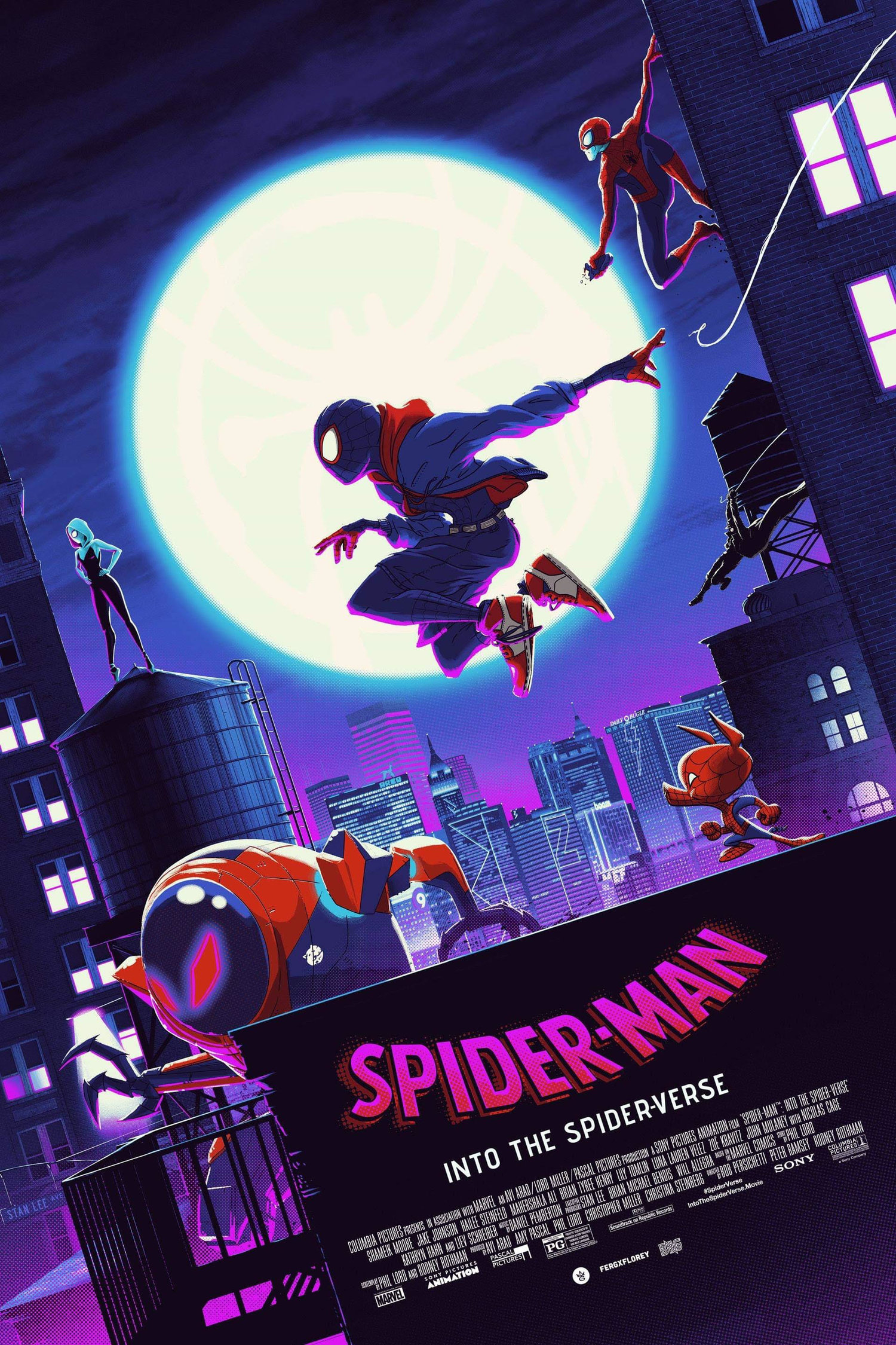 Into the Spider-Verse movie poster