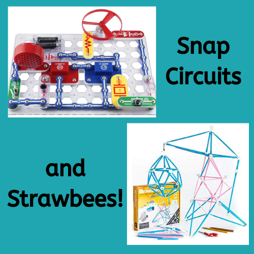 Snap circuits & strawbees