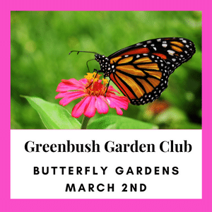 Greenbush Garden Club presents Butterfly Gardens with Master Gardener Teresa Murphy