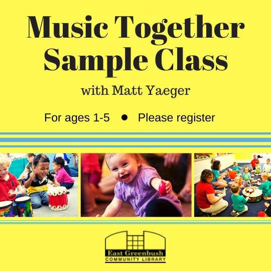 Music Together - March 29 @ 10 or 11 am