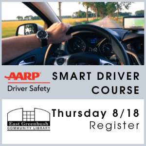 AARP SMART Driver Course August 18 from 10:30-5pm - Register