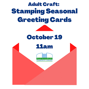 ADULT STAMPING OCTOBER 19 AT 11:00