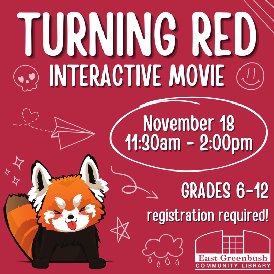 Interactive Movie - Turning Red: November 18 @ 11:30am 
