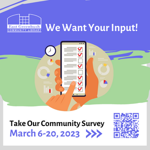 We want your input! Take Our Community Survey.