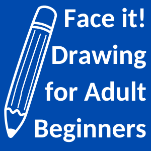 face it drawing for adult beginners july 6 at 11am