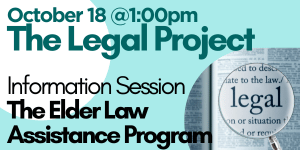 october 18 at 1:00pm elder law info session