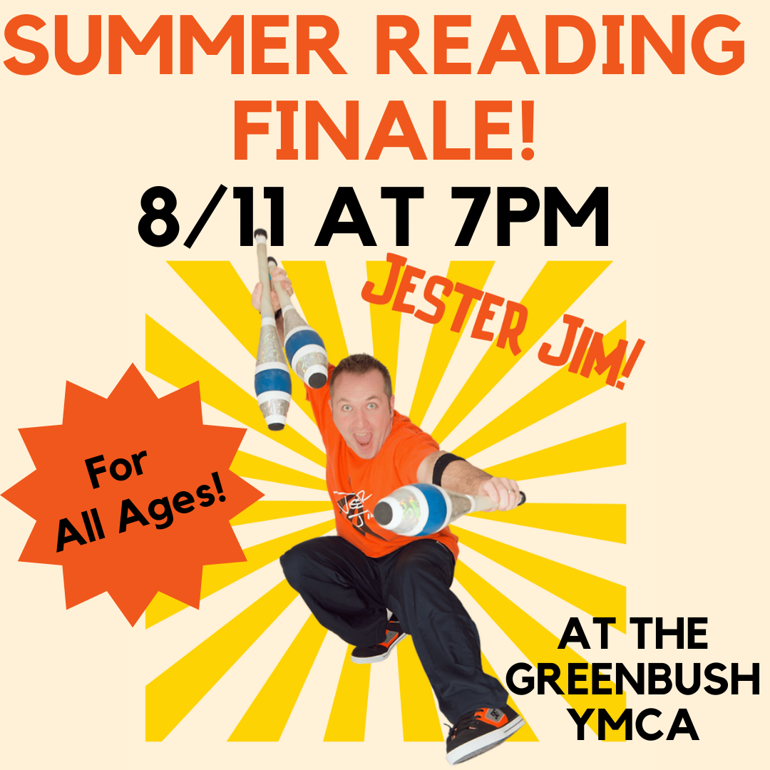 Summer Reading Finale 8/11 at 7pm