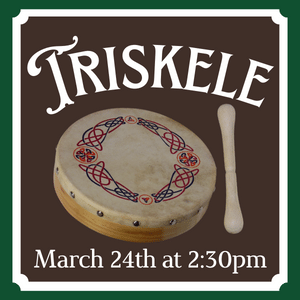 Triskele, in concert march 24 at 2:30 pm