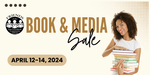 Friends Spring Book & Media Sale, April 12-14, 2024