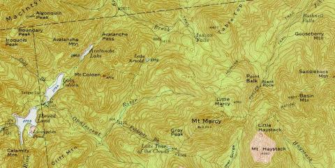 Map of Adirondack Park