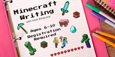 Minecraft Writing ages 6-10 registration required