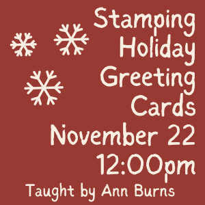 stamping with ann november 22 at noon 