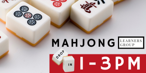 Mahjong Learners Group drop in 1-3PM