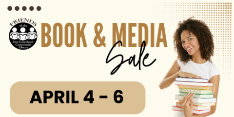 Friends of the Library Book Sale, April 4th, from 9 am - 5 pm