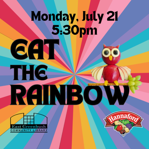 eat the rainbow july 21 at 5:30pm