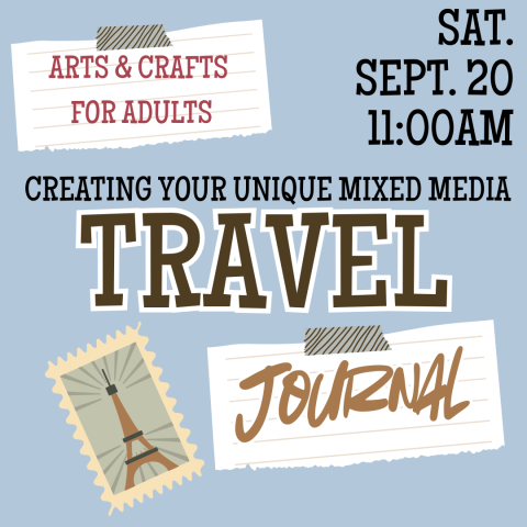 create a travel journal september 20 at 11:00am