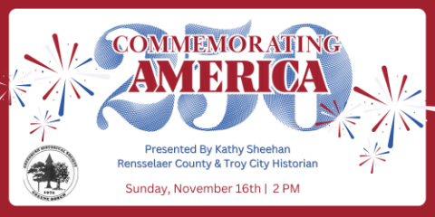 Historical Society: Commemorating America 250, 11/16 at 2 pm, register