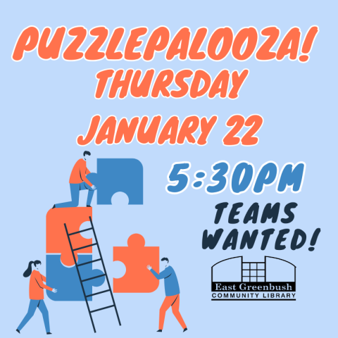 3 people building a puzzle