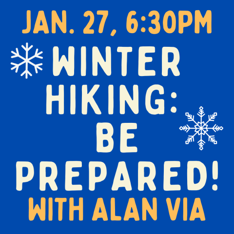 winter hjiking be prepared 