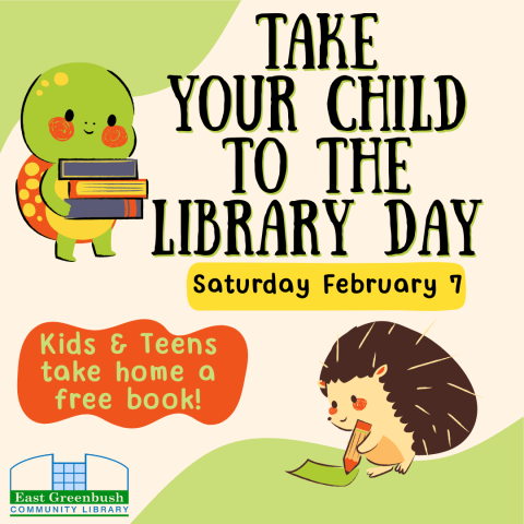 Take Your Child to the Library Day graphic