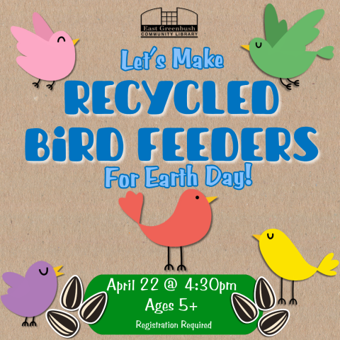 Recycled Bird Feeders craft graphic