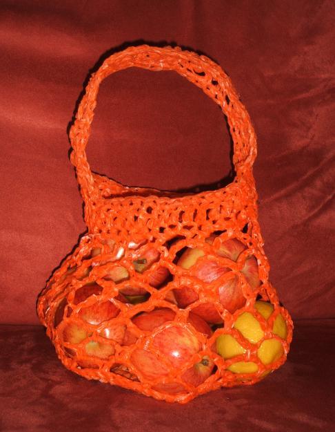 Plarn shopping bag