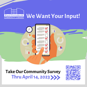 We want your input! Take Our Community Survey.