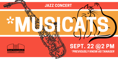 MUSICATS JAZZ CONCERT SUNDAY SEPTEMBER 22 AT 2PM