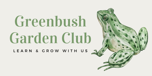 Greenbush Garden Club logo image "Learn and Grow with Us"