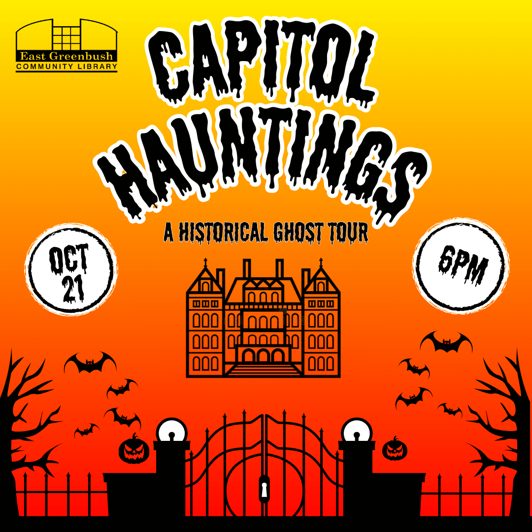 CAPITOL HAUNTINGS. A HISTORICAL GHOST TOUR. OCTOBER 21 AT 6:00PM