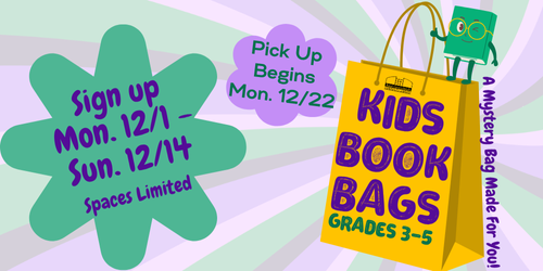 Kids Book Bags December Heading.