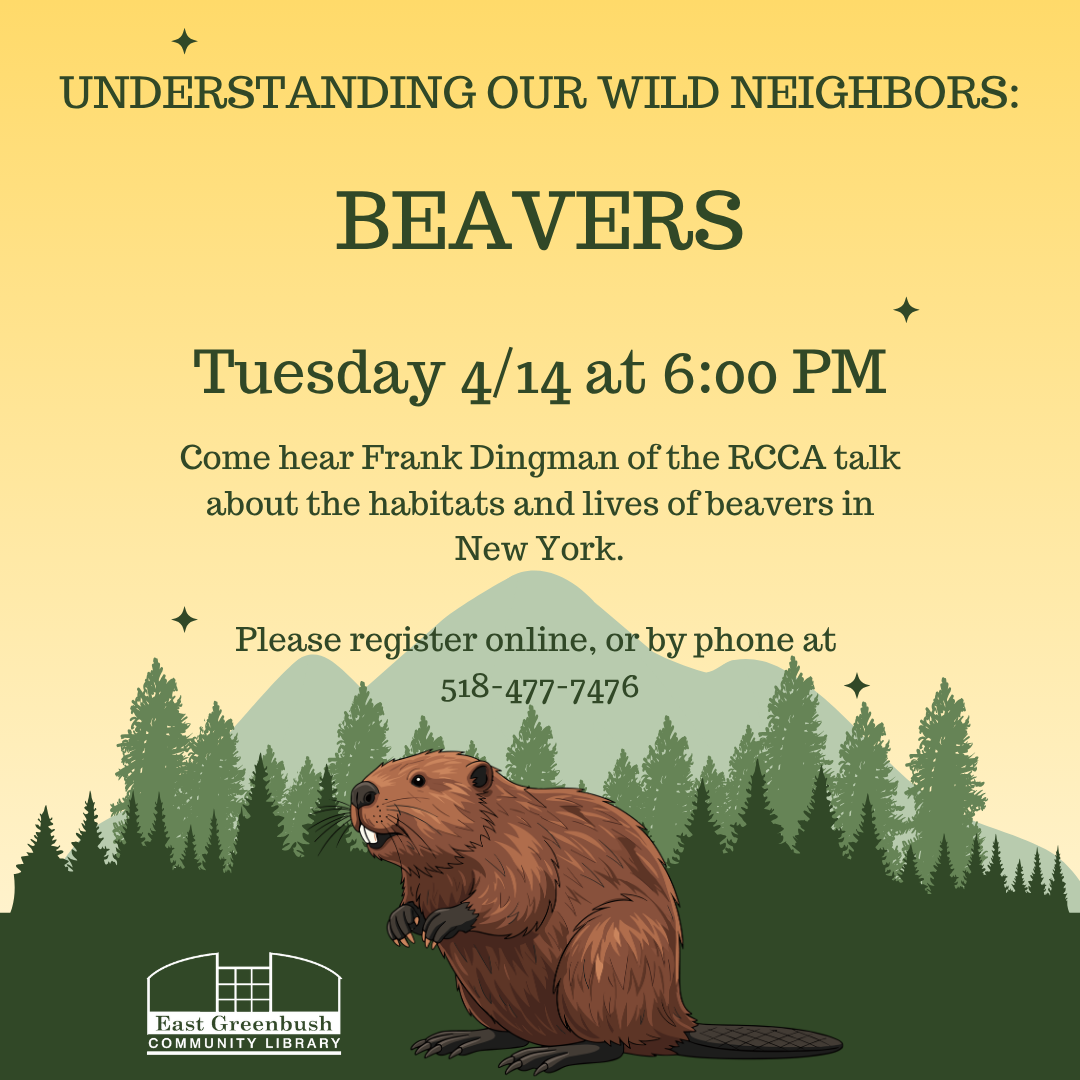 Flyer for Understanding our Wild Neighbors: The Beaver